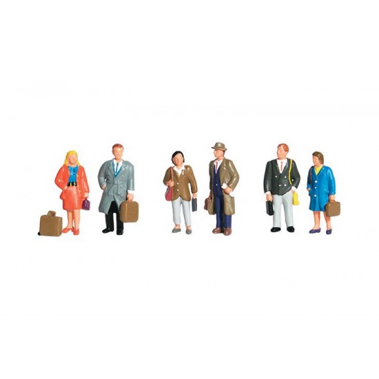 HO Scale Professionals (3 men & 3 women)