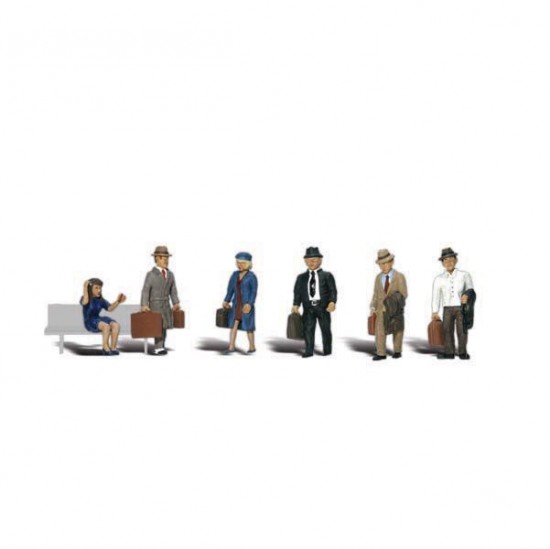 HO Scale Travelers (6 figures)