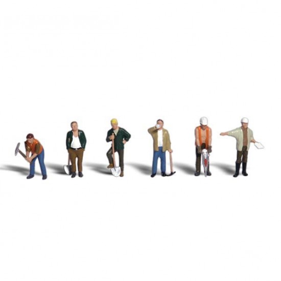 HO Scale Road Crew (6 figures)