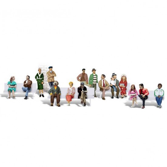 HO Scale Sixteen Passengers