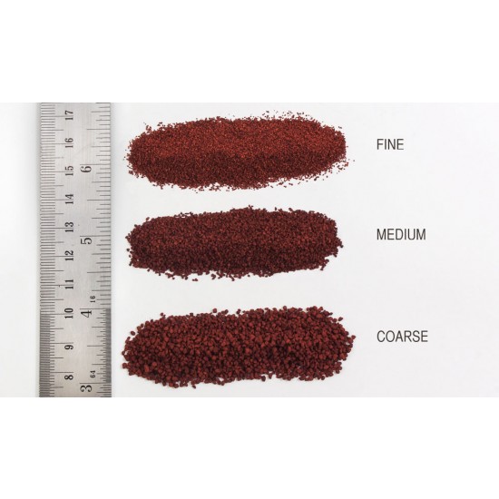 Roadbed/Track-Bed - Iron Ore #Fine Ballast (coverage area = 21.6 in3 / 353 cm3)