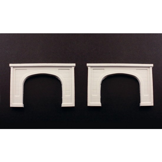 1/160 (N Scale) Concret Tunnel Double Portal (2pcs)