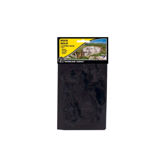 Molds for Making Layered Rock (12.7 cm x 17.7 cm)