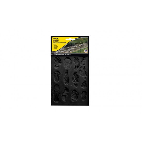 Molds for Making Creek Bed Rock (12.7 cm x 17.7 cm)