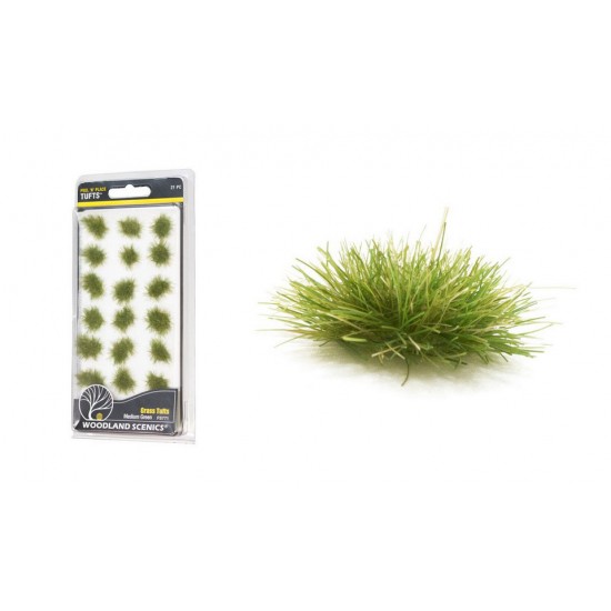 The Field System - Medium Green Grass Tufts (21pcs)
