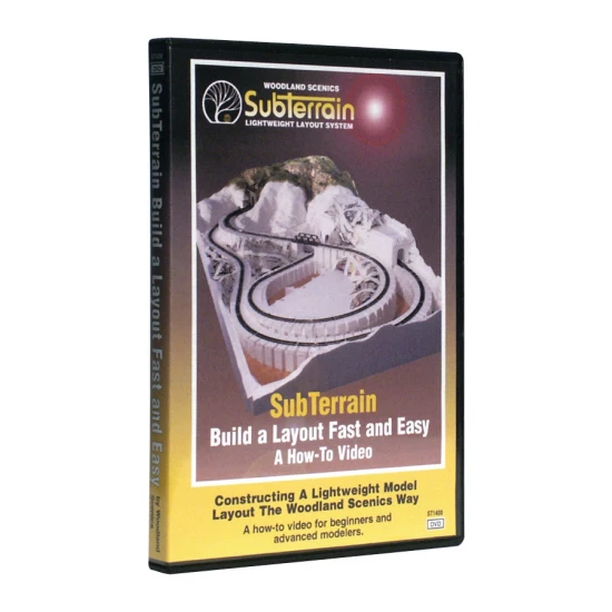 [DVD] SubTerrain: Build A Layout Fast and Easy - Learn to Build Railroad (58 minutes)