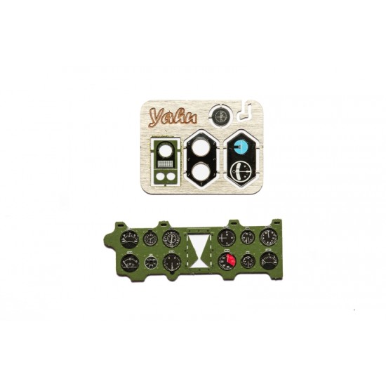 1/24 Mitsubishi A6M2 Zero (Mitsubishi Green) Instrument Panel for Trumpeter