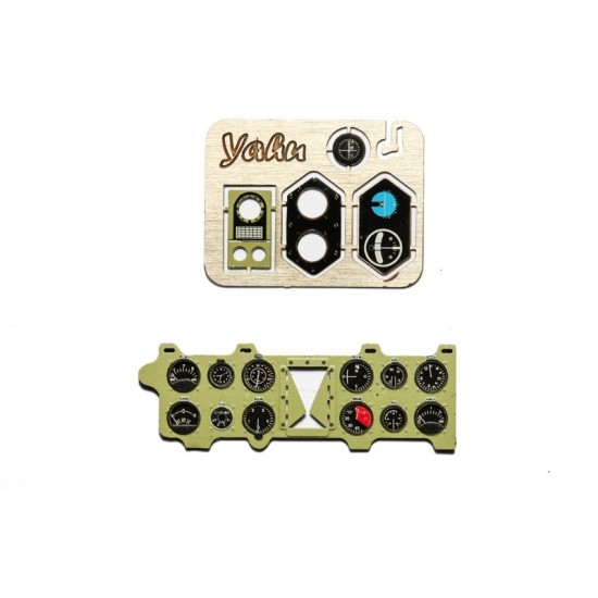 1/24 Mitsubishi A6M2 Zero (Nakajima Green) Instrument Panel for Trumpeter kit