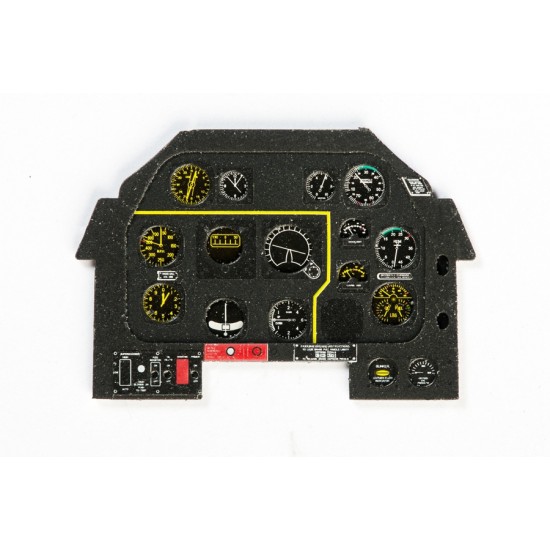 1/32 P-51D Mustang Late / P-51 Mustang Mk.IVa Instrument Panel for Tamiya