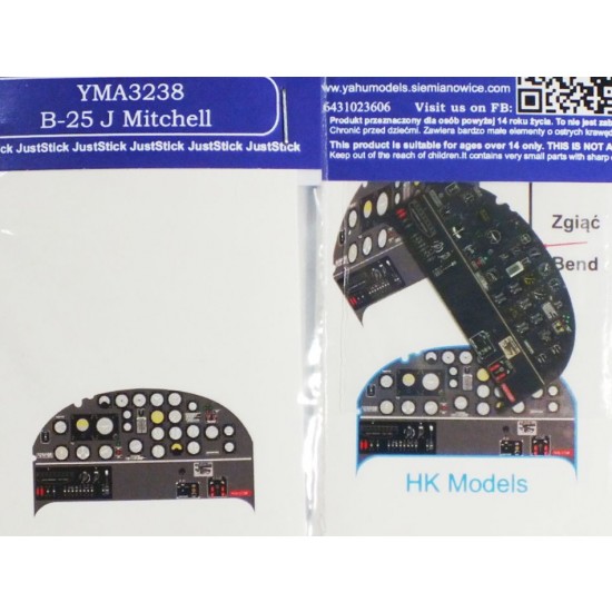 1/32 North American B-25J Mitchell Instrument Panel for HK Models