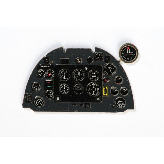 1/48 Supermarine Spitfire Mk.Vb Early Instrument Panel for Airfix/Tamiya kits