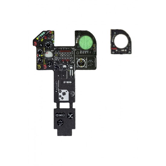 1/48 Dassault Mirage F.1CT Instrument Panel for Kitty Hawk kit