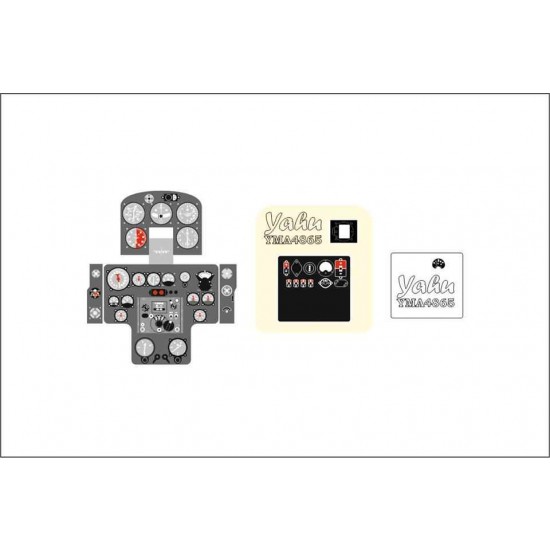 1/48 Ki-43 Type II Hayabusa Instrument Panel for Hasegawa kits