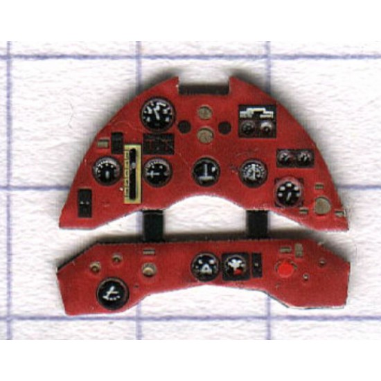 1/72 Gloster Gladiator Mk.I Instrument Panel for Airfix/Pavla/Sword kits