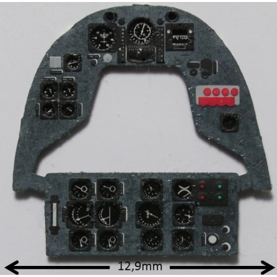 1/72 Marcel-Bloch MB.152 Instrument Panel for Heller/RS Models kits
