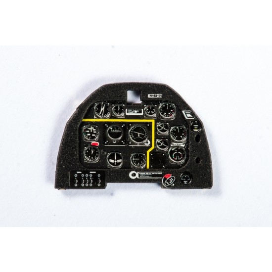 1/72 North-American P-51D Early Instrument Panel for Airfix/Tamiya kits