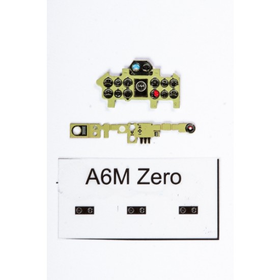 1/72 A6M5 Zero (Nakajima Green) Instrument Panel for Airfix/Hasegawa/Tamiya