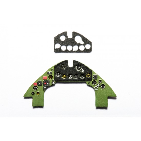 1/72 Grumman F4F Wildcat Instrument Panel for Airfix/Hasegawa/Hobby Boss kits