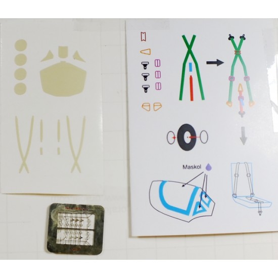 1/72 IAR-80 Detail-up Set for A-Model/Parc Model kits (PE+Canopy Mask)