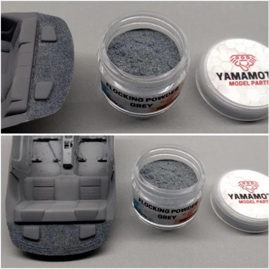 Flocking Powder Grey (25ml/7g)