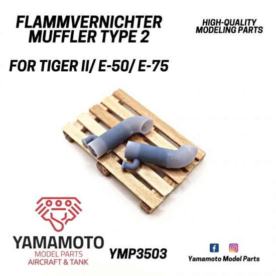 1/35 Flammvernichter Muffler Type 2