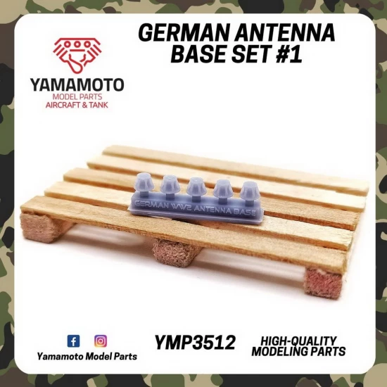 1/35 German Antenna Base Set 1