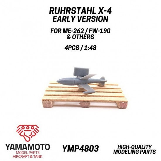 1/48 Ruhrstahl X-4 Early For Me-262, Fw-190 And Others (4pcs)