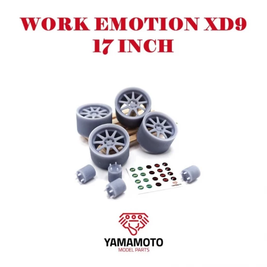 1/24 Work Emotion XD9 17'. Adapters and Decals