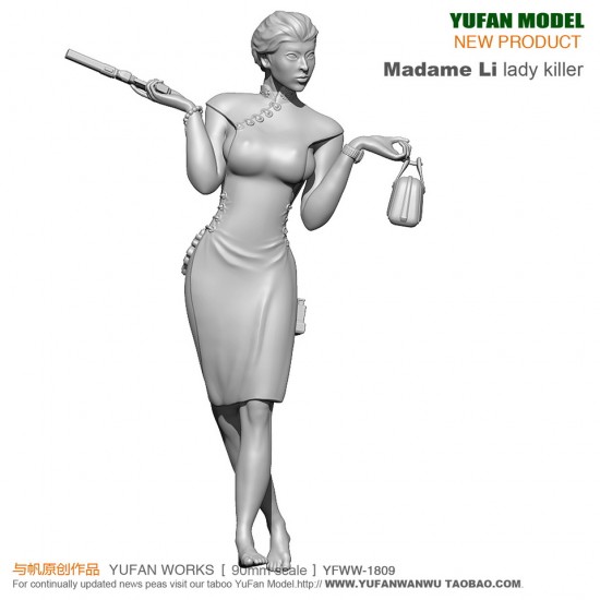 1/16 (90mm) Fantasy Cheongsam Lady Killer - Madame Li