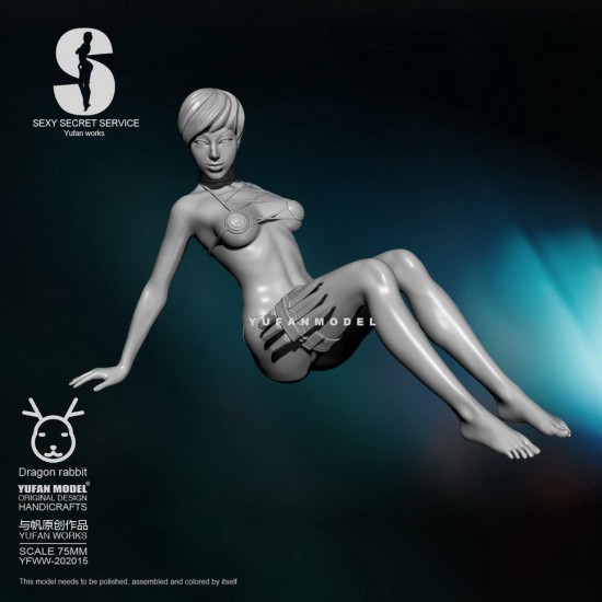 75mm Scale Sexy Secret Service Bikini Girl #9