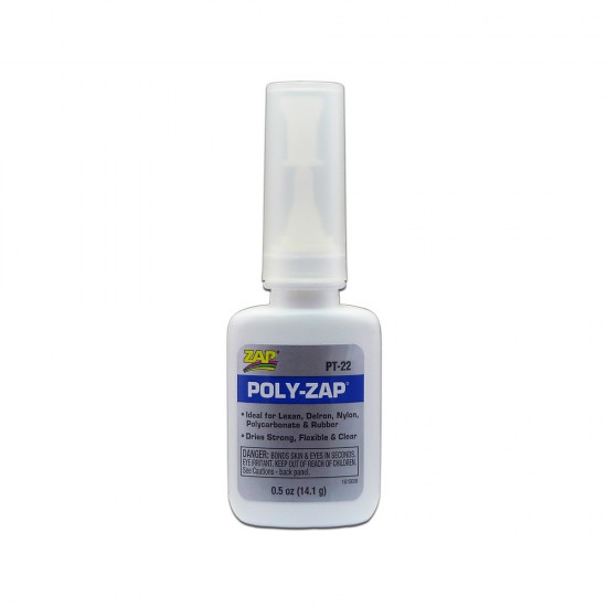 Poly-Zap Glue Medium Viscosity (0.5 oz / 14.1 g)