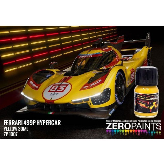 Ferrari 499P Lemans Hypercar #Yellow Paint (30ml)