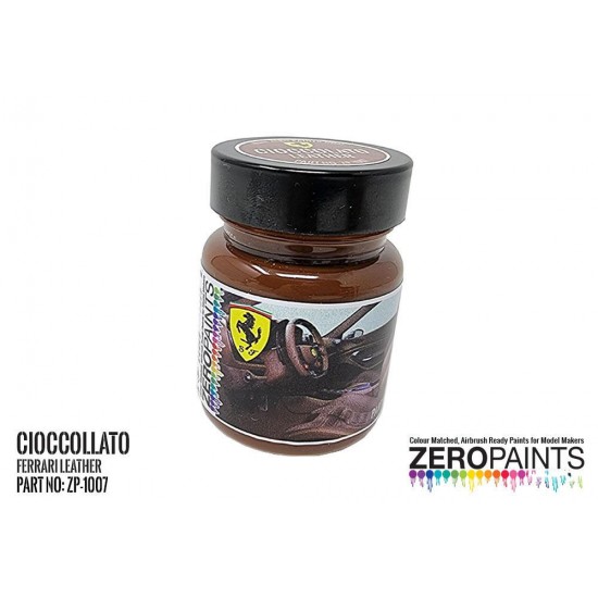 Ferrari Leather Colour Paint - Cioccolato (60ml)