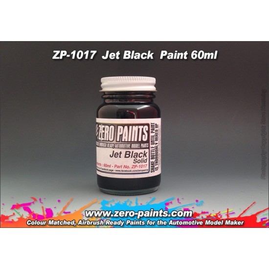 Jet Black (Solid) Paint 60ml
