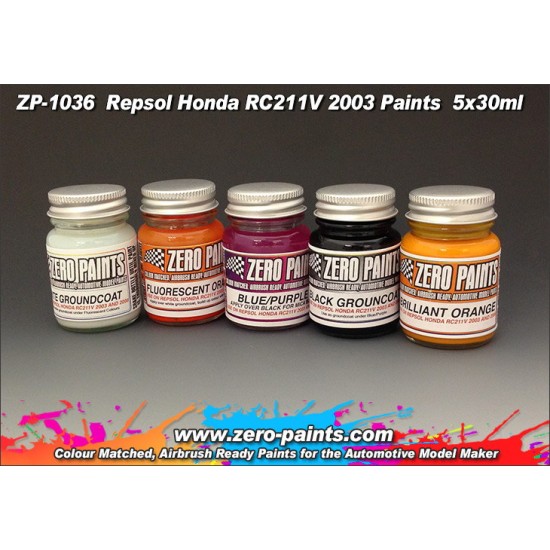 Repsol Honda RC211V 2003 Paint Set 5x30ml