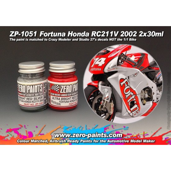 Fortuna Honda RC211V 2002 Paint Set 2x30ml