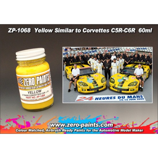 Yellow Paint for Corvettes C5R-C6R 60ml