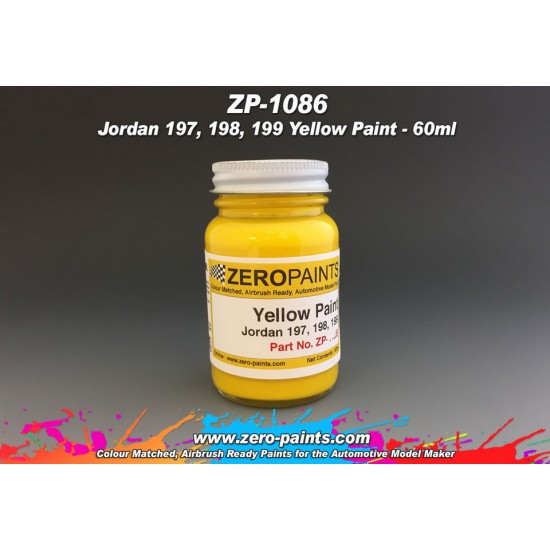 Jordan 197, 198, 199 Yellow Paint 60ml