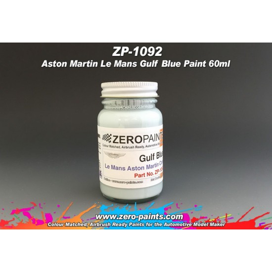 Aston Martin Le Mans Gulf Blue Paint 60ml