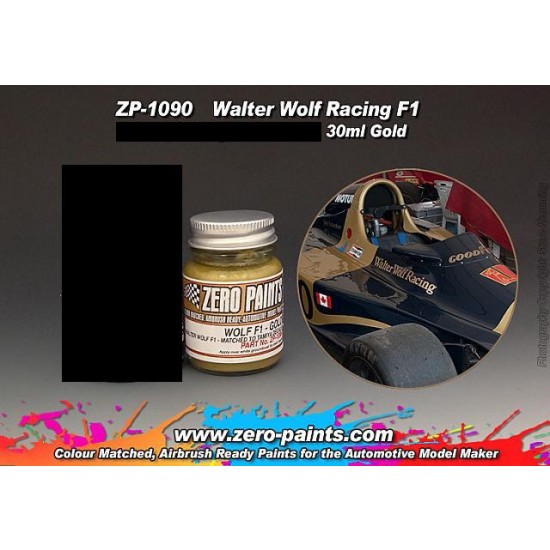 Walter Wolf GOLD Paint for Tamiya kits 30ml