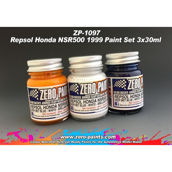 Repsol Honda NSR500 1999 Paint Set 3x30ml