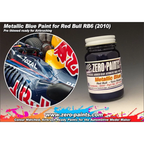Red Bull (RB6) Torro Rosso Metallic Blue Paint 60ml