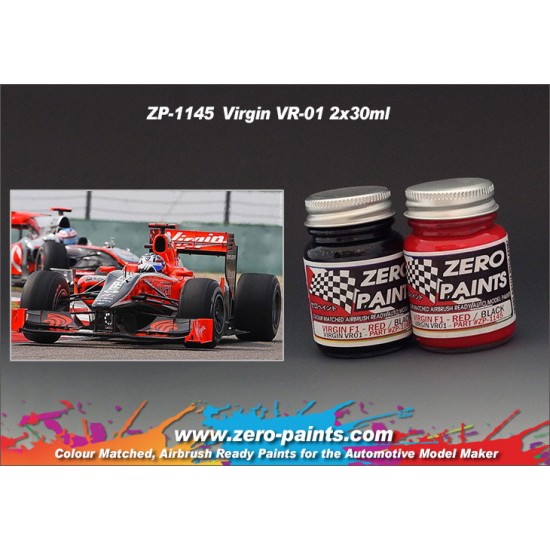 Virgin VR-01 (Marussia F1 Team) Paint Set 2x30ml