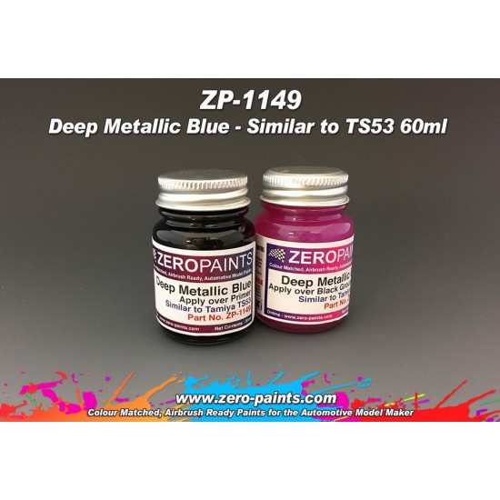 Deep Metallic Blue (Similar to TS53) Paint Set 2x30ml