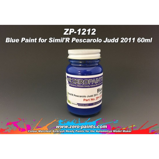 Blue Paint for Simil'R Pescarolo Judd 2011 60ml