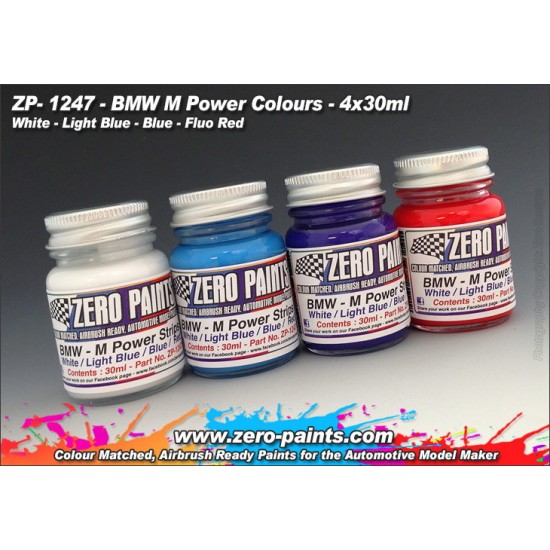 BMW M Power Colours Paint Set 4x30ml