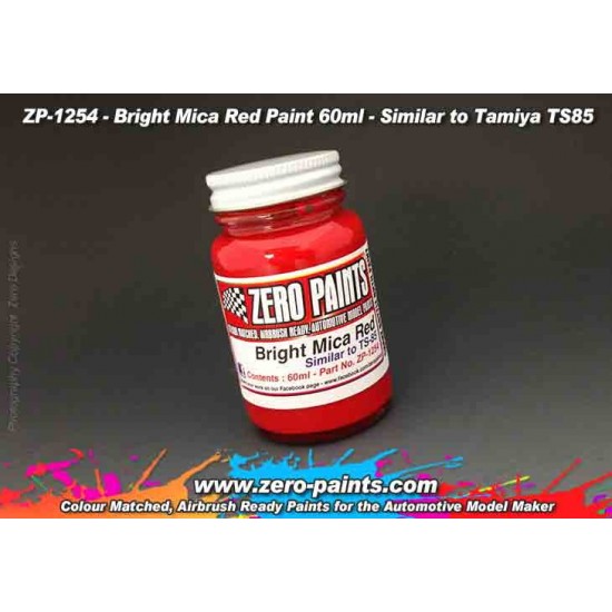 Bright Mica Red Paint (Similar to Tamiya TS85) 60ml