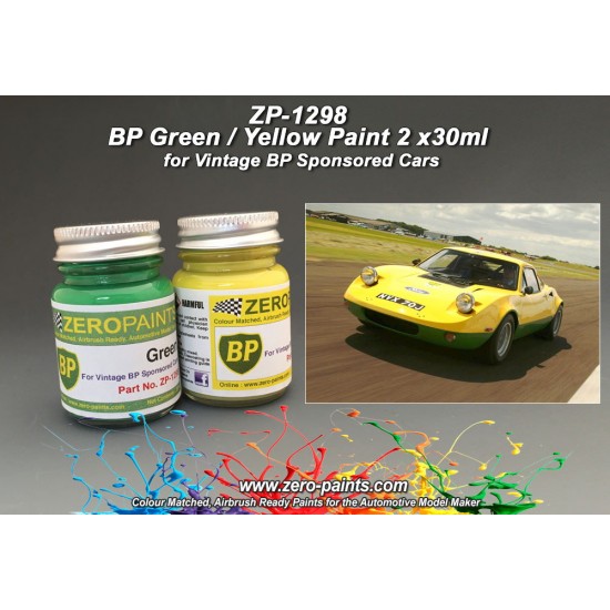 BP Green and Yellow Paints - 2x30ml