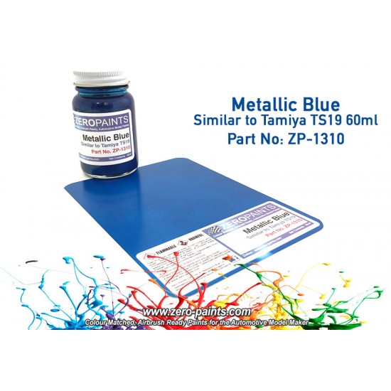 Metallic Blue Paint (Similar to TS19) 60ml