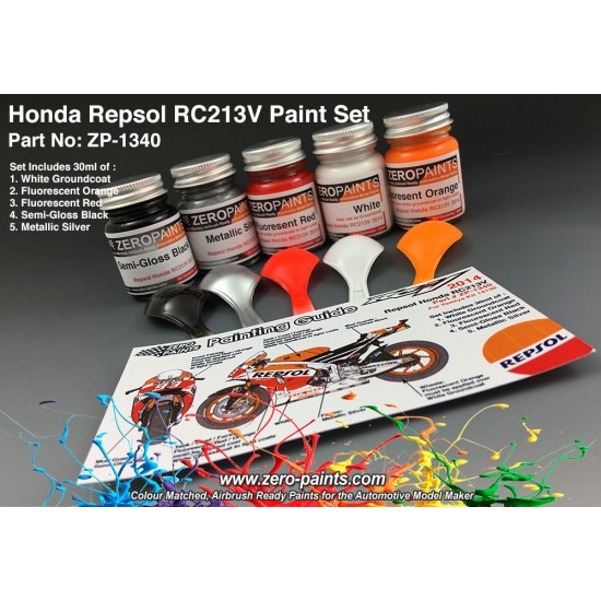 Repsol Honda RC213V 2014 Paint Set 5x30ml